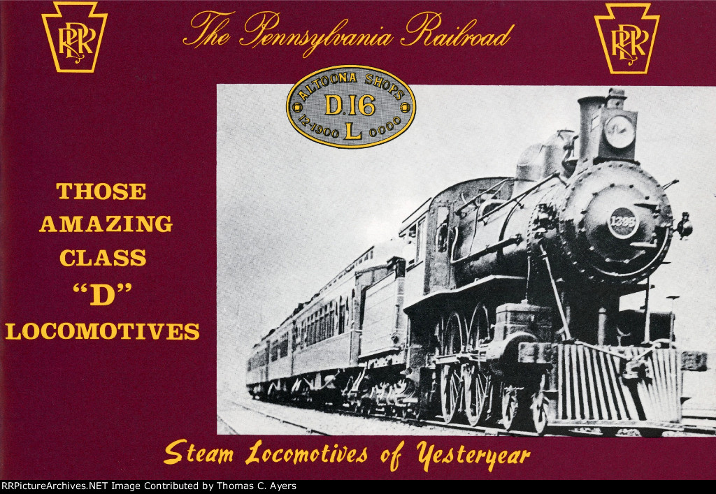 "Class 'D' Locomotives," Front Cover, 1981